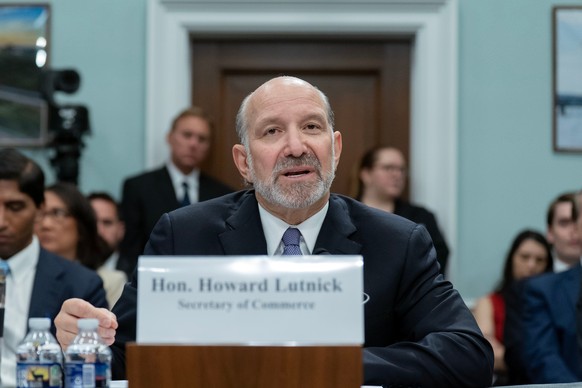 Secretary of Commerce Howard Lutnick delivers his budget estimates to the House Committee on Appropriations Subcommittee on Commerce, Justice, Science, and Related Agencies budget hearing at the Capit ...