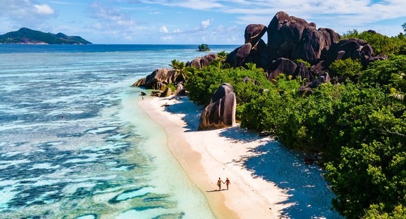 Anse Source d'Argent auf La Digue, Seychellen