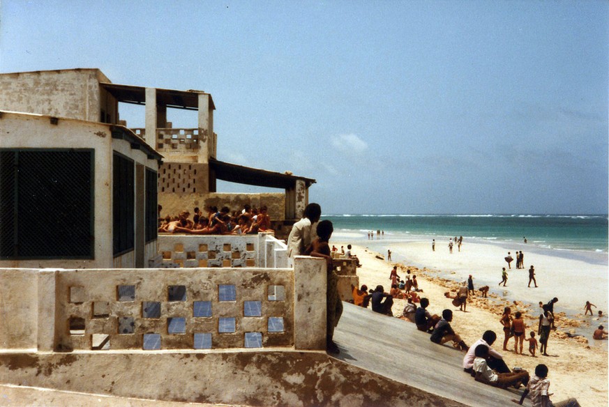 Italienischer Beach Club in Mogadischu&nbsp;(1980er-Jahre).