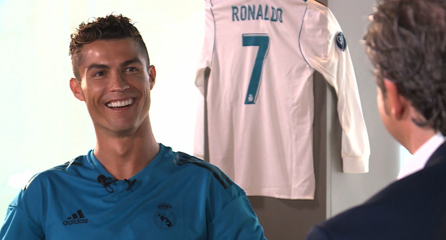 Ronaldo im Interview mit TV-Moderator Josep Pedrerol von «El Chiringuito de Jugones».