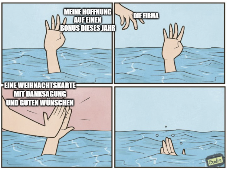 Lustige Weihnachts-Memes über Geschenke