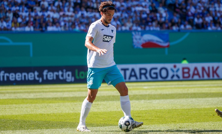Leon Avdullahu Hoffenheim GER, FC Hansa Rostock vs. TSG Hoffenheim, Fu