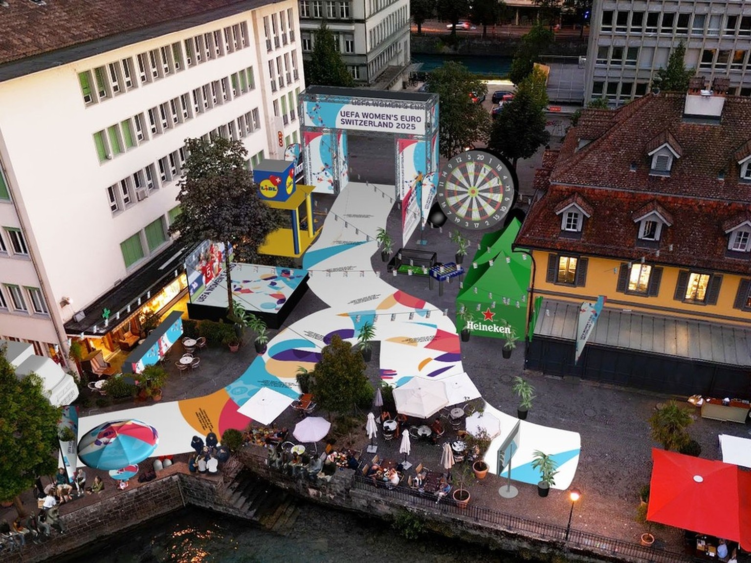fanzone thun uefa euro 2025