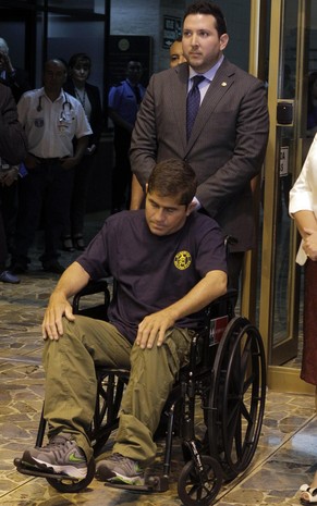 José Salvador Alvarenga bei seiner Rückkehr nach El Salvador am 11. Februar.&nbsp;