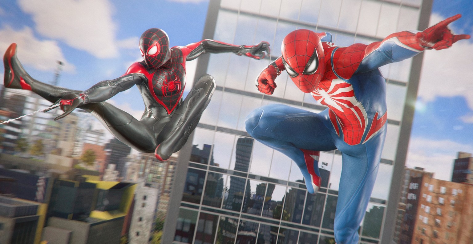 Miles Morales und Peter Parker gehen gemeinsam in New York City auf Verbrecherjagd.