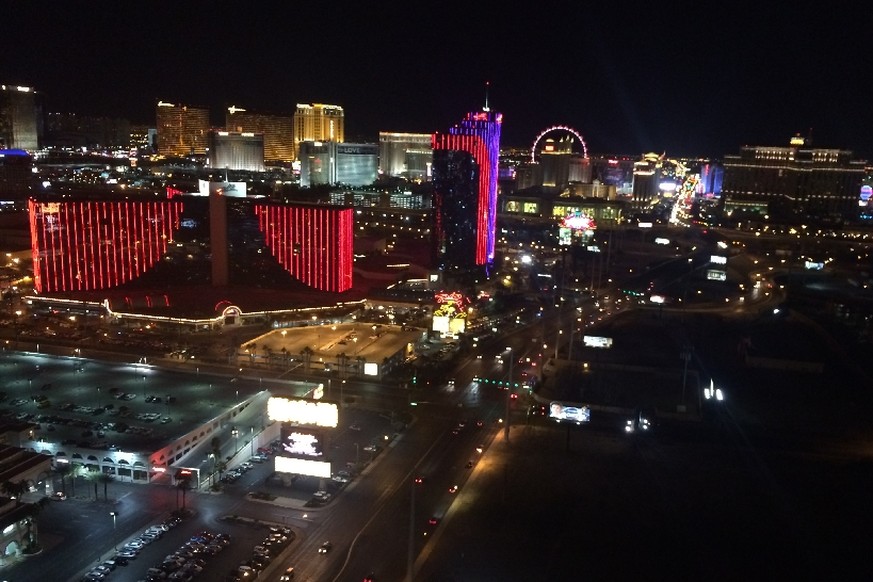 Las Vegas von oben.