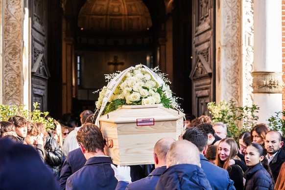 MILAN - Funeral at the Basilica of Santa Maria Maggiore for Chiara Costanzo, one of the Italian victims of the New Year s Eve tragedy at a nightclub in Crans Montana. January 7 PUBLICATIONxNOTxINxITA  ...