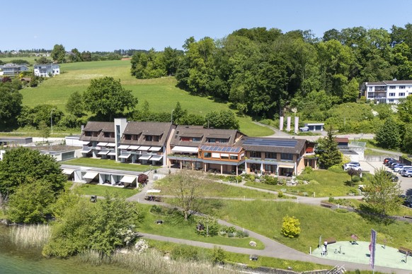 Das Kur- und Erholungshaus Seematt mit seinem Park in der Gemeinde Eich am Sempachersee am Mittwoch, 14. Mai 2025 in Eich. Das Kurhaus Seematt in Eich kann nicht rentabel betrieben werden. Nun moechte ...