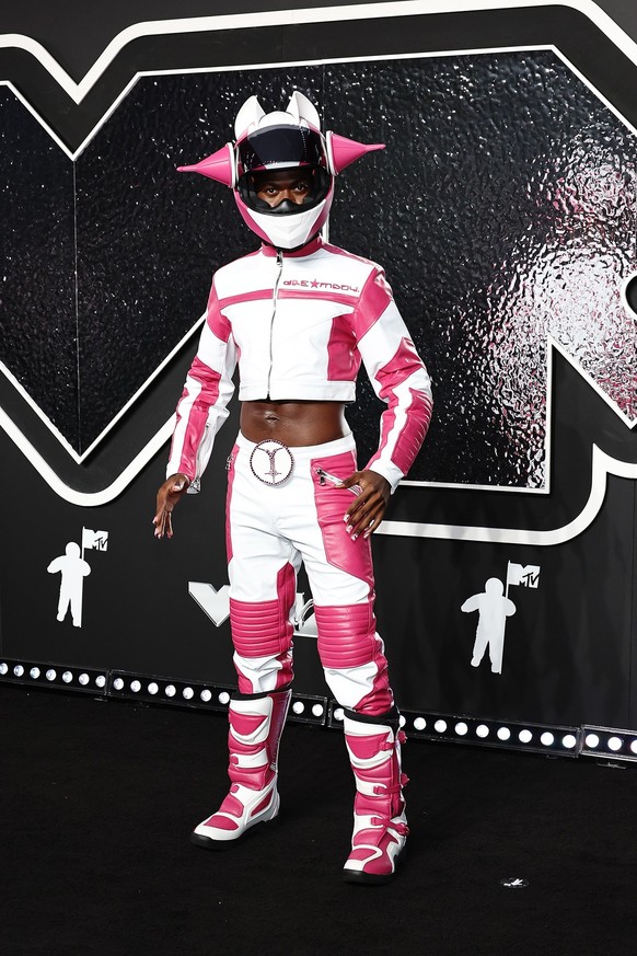 ELMONT, NEW YORK - SEPTEMBER 11: Lil Nas X attends the 2024 MTV Video Music Awards at UBS Arena on September 11, 2024 in Elmont, New York. (Photo by Jamie McCarthy/WireImage)