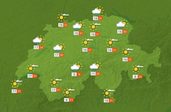 Das Wetter am Freitag