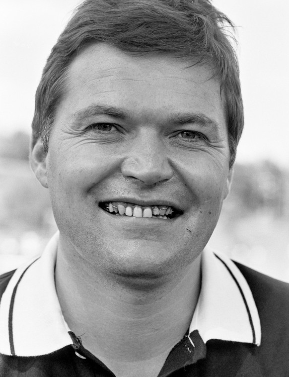 Bruno Kloetzli, Fussball-Schiedsrichter in der Nationalliga A, aufgenommen im Juli 1987. (KEYSTONE/Str)