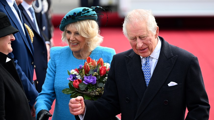 King Charles and Queen Camilla have landed in Berlin