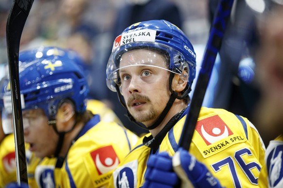 Eishockey, Karjala Cup, Finnland - Schweden 221113 Jonathan Dahlen of Sweden during the Karjala Tournament Ice hockey, Eishockey game between Finland and Sweden on November 13, 2022 in Turku. Photo: T ...