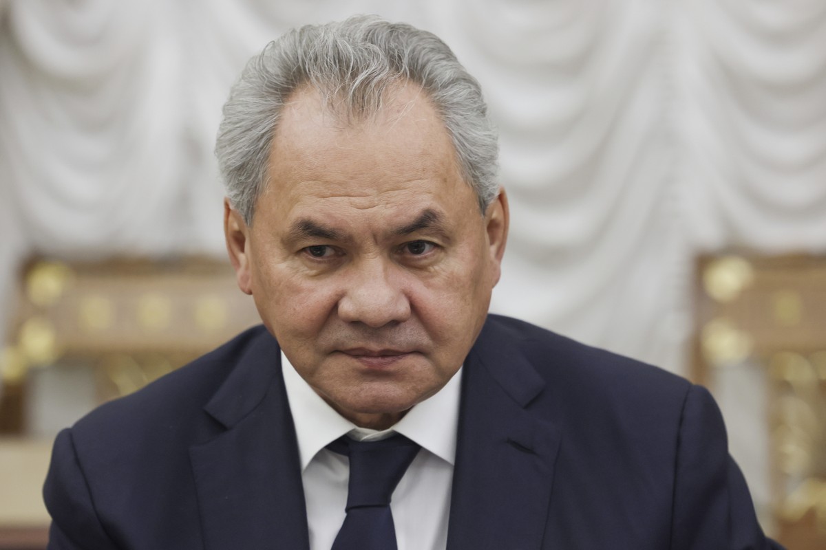 Russian Security Council Secretary Sergei Shoigu attends the Security Council meeting chaired by Russian President Vladimir Putin in Moscow, Russia, Thursday, Oct. 10, 2024. (Mikhail Metzel, Sputnik,  ...