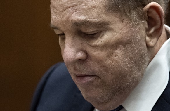 FILE - Former film producer Harvey Weinstein will appear in court at the Clara Shortridge Foltz Criminal Justice Center in Los Angeles, California on Tuesday, October 1.  4 2022. Weinstein