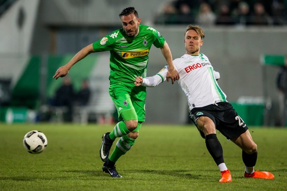 Josip Drmic gestern im Pokalspiel gegen Fürth.