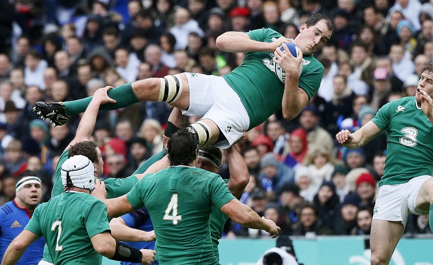 Regelmässig im WM-Viertelfinal: Irlands Rugby-Nati.