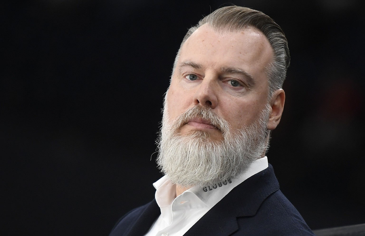 ZSC Trainer Rikard Groenborg beim Eishockeyspiel der National League ZSC Lions gegen HC Ambri Piotta im Zuercher Hallenstadion am Freitag, 10. September 2021. (KEYSTONE/Walter Bieri)