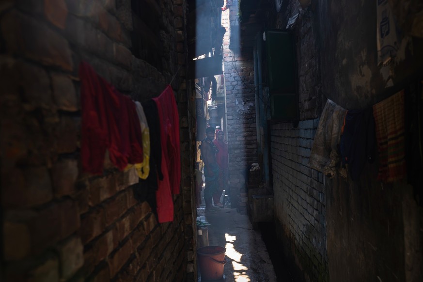 Der Bastuhara Slum in Bangladesh