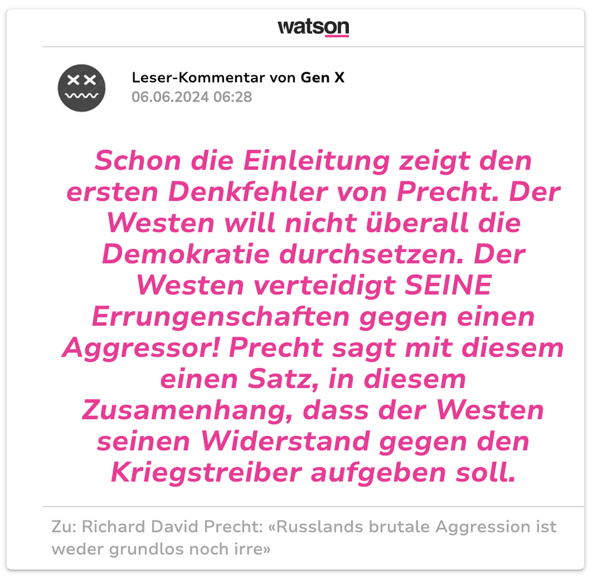 User-Kommentar