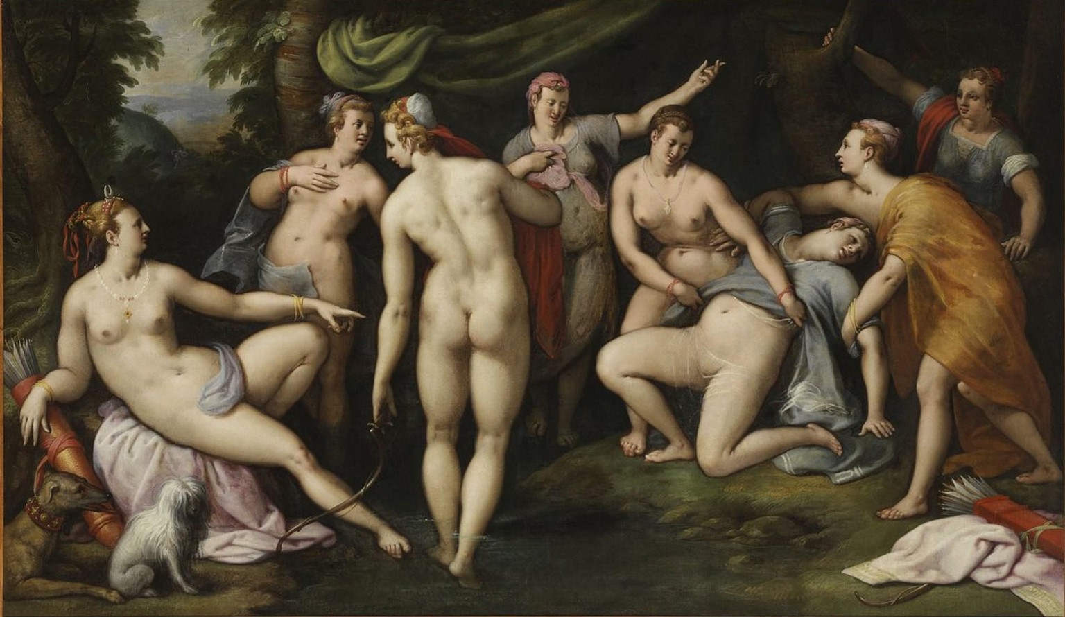 Anthonie Blocklandt van Montfoort: «Diana und Callisto» (ca. 1580).