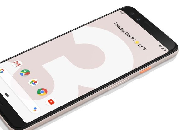 Das Pixel 3 hat eine Bildschirmdiagonale von 5,5 Zoll bei einer Auflösung von 2160 mal 1080 Pixel.