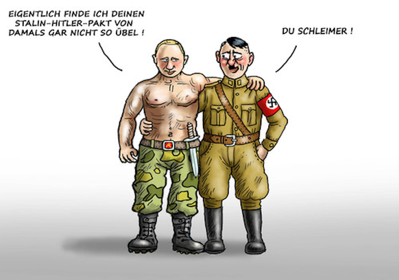 33 brutal ehrliche Karikaturen, die Putin die Zornesröte ins Gesicht treiben\nMörderisches Pack!