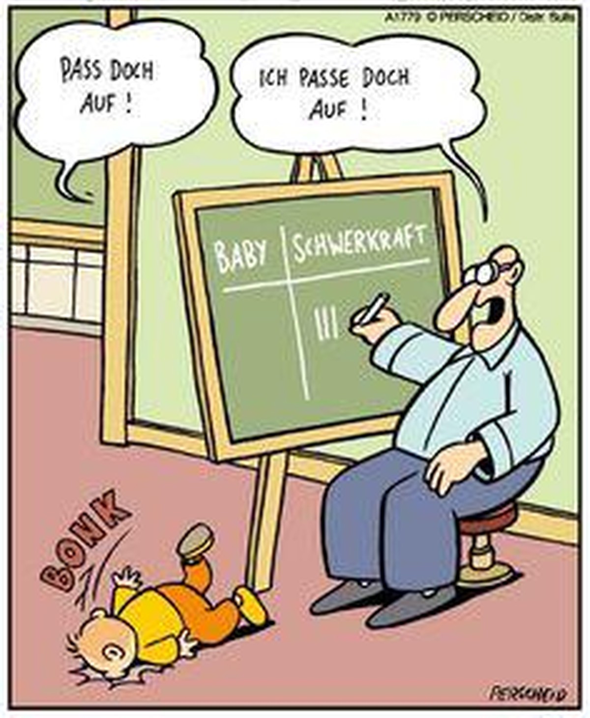 Keine Sorge, der PICDUMP bringt immer Glück! Hopp!\nWir lachen NICHT über Kinder.