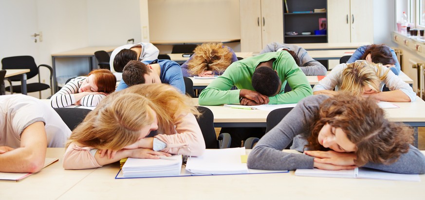 Früher Schulbeginn widerspricht dem Biorhythmus von Jugendlichen.