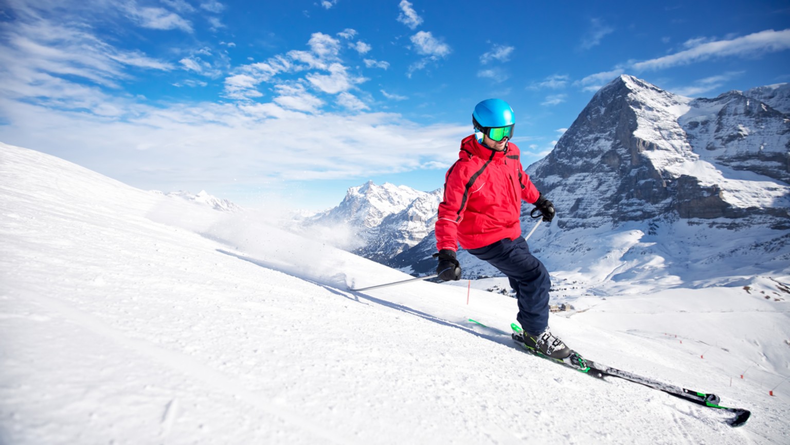 Eigernordwand als Touristenmagnet: Die Jungfraubahnen wollen ab 2021 maximal 17'000 Skifahrer gleichzeitig auf den Pisten. 