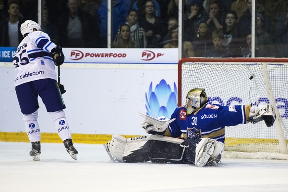 Cory Emmerton trifft im Penaltyschiessen: Immerhin hier zeigte sich Ambri nervenstark.