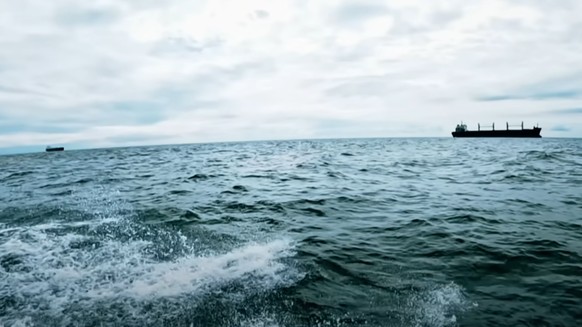 Öltanker in der Ostsee.