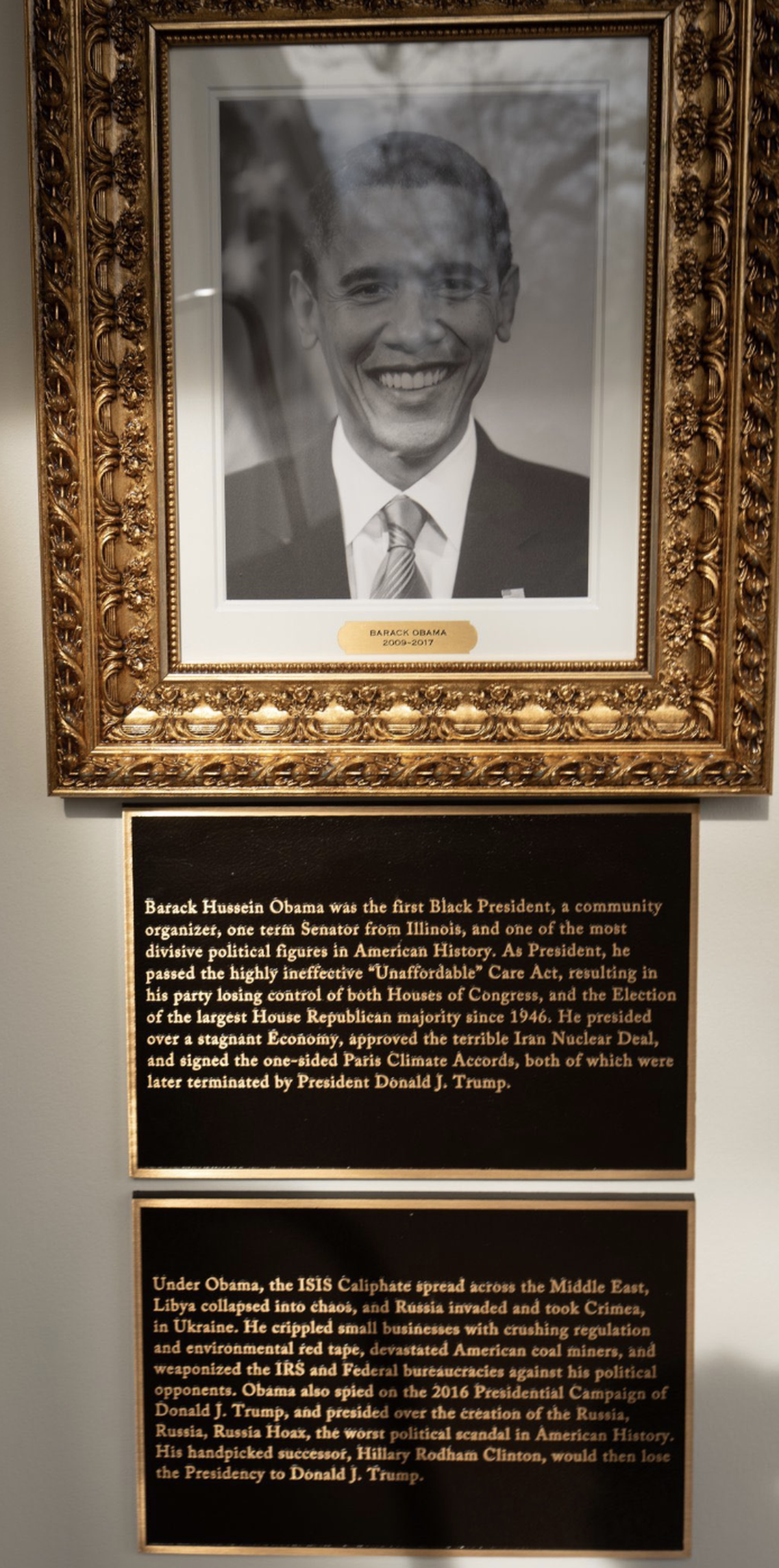 Fotos/Texte der Präsidenten im Weissen Haus / White House