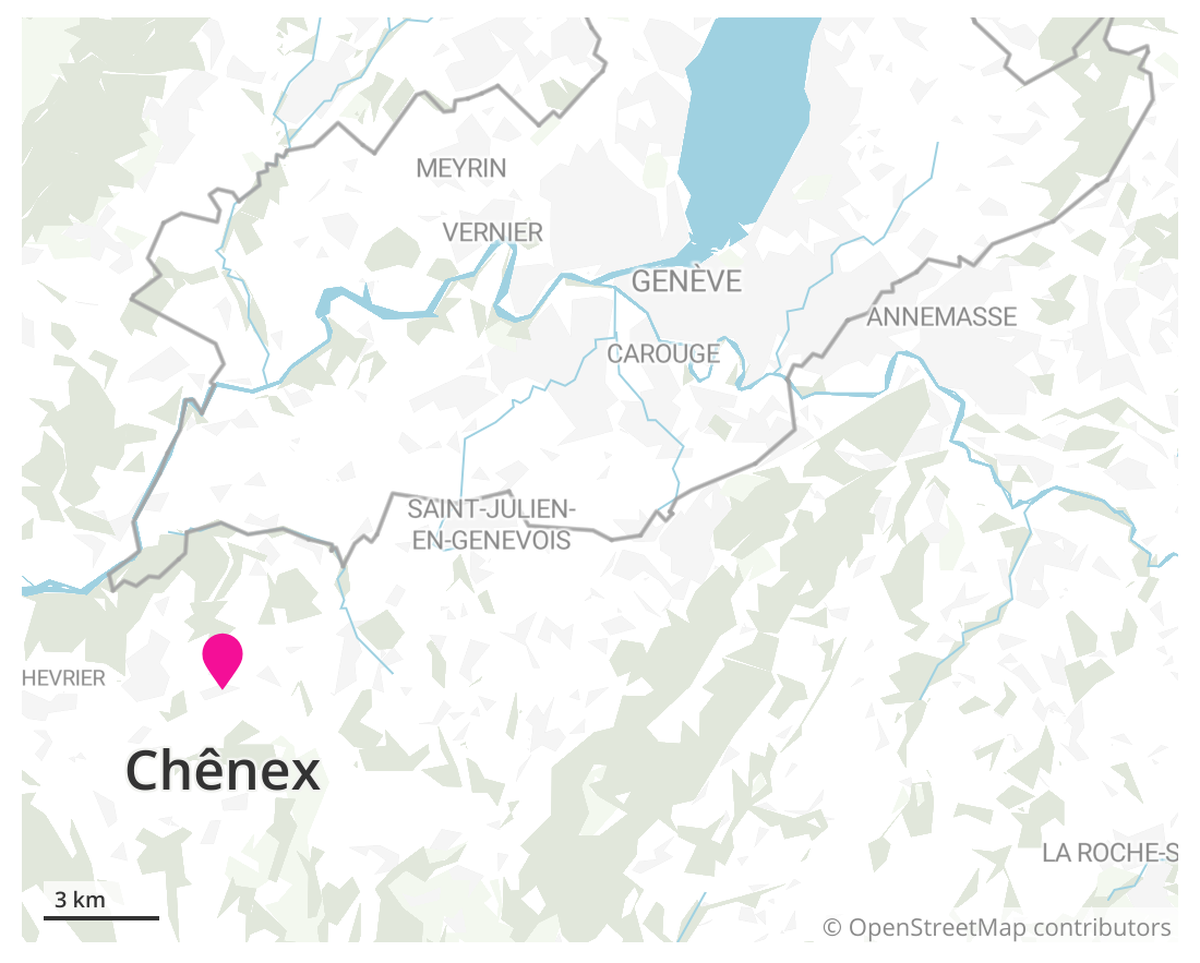 Chênex, en Haute-Savoie, France.