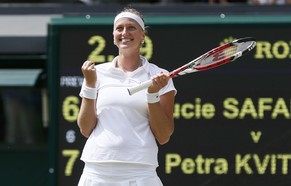 Petra Kvitova steht im Final von Wimbledon.