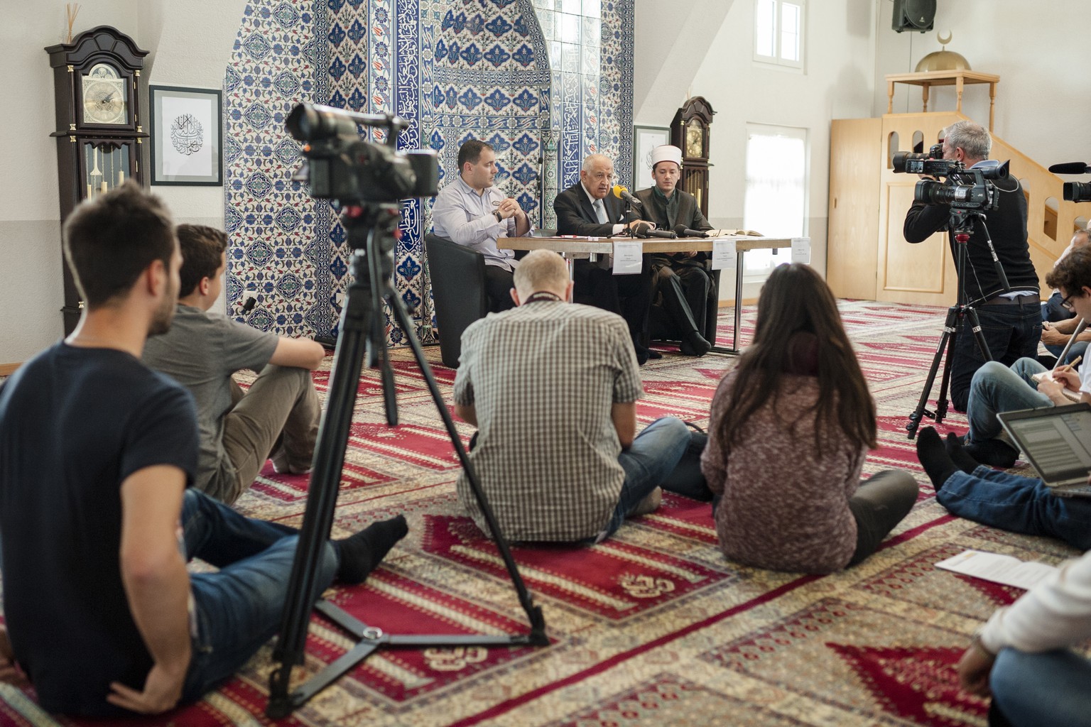 Pressekonferenz nach den tödlichen Schüssen in der&nbsp;Moschee in St.Gallen-Winkeln.