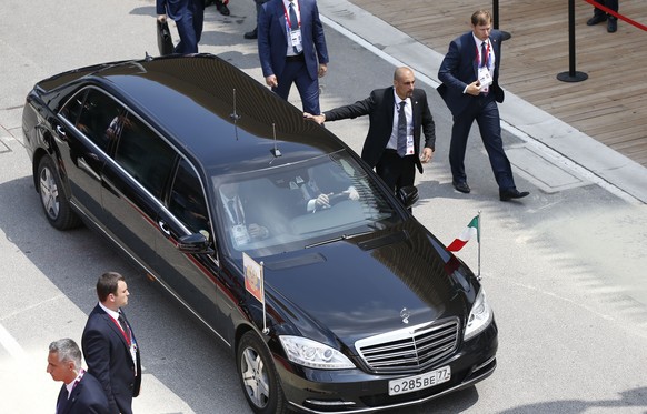 Bevorzugt einheimische Modelle: Wladimir Putin.