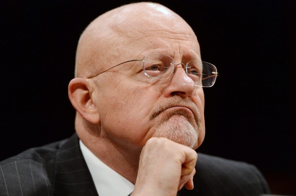 epa05635126 (FILE) A file photograph showing Director of National Intelligence James Clapper appearing before the US House Intelligence Committee hearing on &#039;Worldwide Threats&#039;, on Capitol H ...