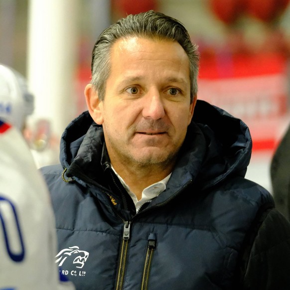 GCK Lions Coach Marco Bayer SWISS Ice hockey, Eishockey - Swiss League EHC Winterthur vs GCK Winterthur Deutweg Z