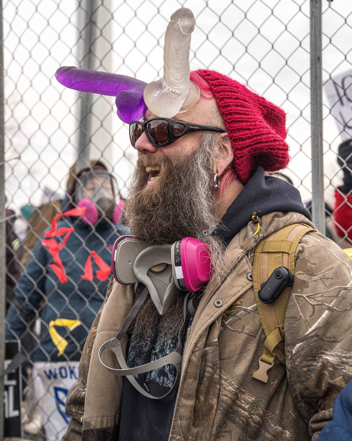 February 7, 2026, Minneapolis, Minnesota, USA: Anti-ICE protestors and local law enforcement clash Saturday afternoon after an unlawful assembly is declared. Minneapolis USA PUBLICATIONxINxGERxSUIxAUT ...