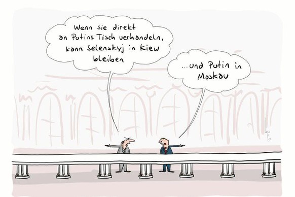 25 Karikaturen, die du in Russland garantiert nicht sehen wirst\nAnalog zu der Nacht der langen Messer in der Schweiz brÃ¤uchte es in diesem Konflikt nun mal eine Nacht der langen Tische.