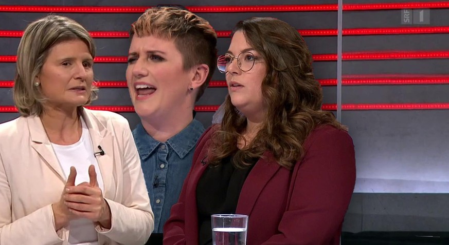 Feminismus-«Arena»: Steffi Buchli wird sauer und SVP-Steinemann gibt die Anti-Feministin