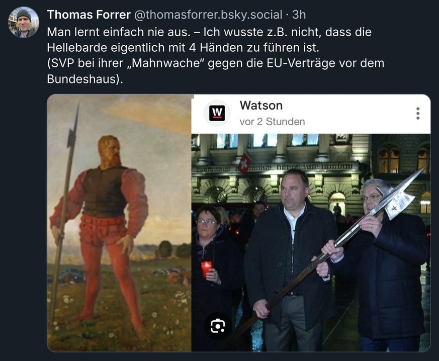 SVP-Scherzposting
