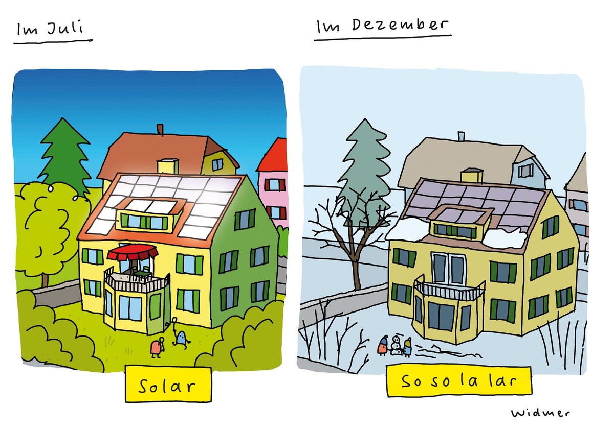 Ruedi Widmers Zeichnungen werden mittlerweile von vielen täglich aufgesucht: Er greift in seinen Karikaturen das Nachrichtengeschehen satirisch auf.