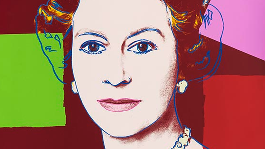 Porträt der Queen von Andy Warhol wird versteigert