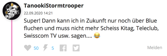 Fussballfans mussten fÃ¼r FCB-Spiel separat bezahlen â trotz Abo
ð© Blue

(Habe es vorausgesehen und es kam frÃ¼her als erwartet. ð¤£)