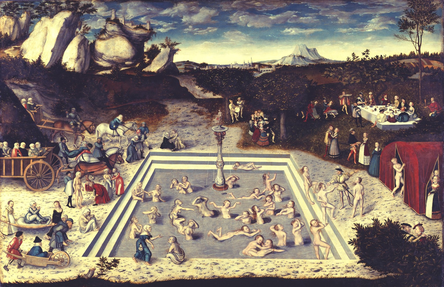 «Der Jungbrunnen» (1546) von Lucas Cranach dem Älteren.