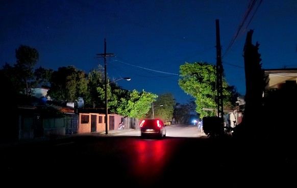 epa11965141 A street without electricity during a blackout in Havana, Cuba, 14 March 2025. Cuba suffered a new national blackout, the fourth in less than six months, reflecting the deep energy crisis  ...