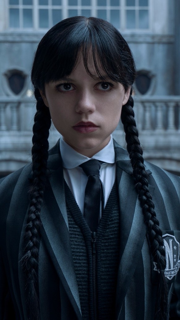 Wednesday. Jenna Ortega as Wednesday in episode 202 of Wednesday. Cr. Jonathan Hession/Netflix © 2025