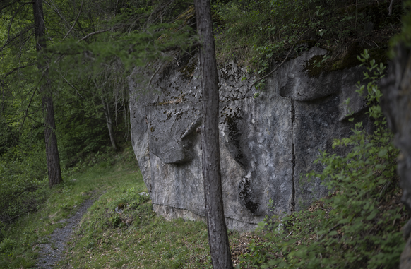 Sperrstelle Bunker Trin Minenwerfer